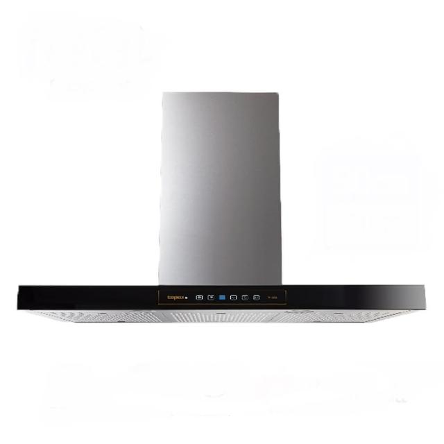 【莊頭北】90公分倒T式黑色玻璃觸控面板二級馬達Turbo增壓排油煙機(TR-5898 含基本安裝)