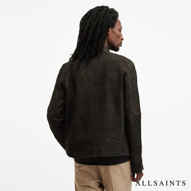 【ALLSAINTS】CORA 經典簡約純羊皮麂皮衣外套 M064LB(常規版型)