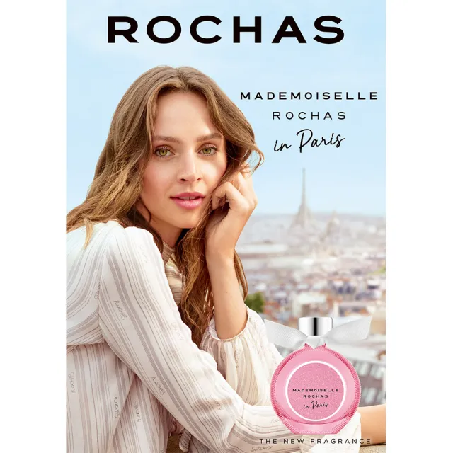 【ROCHAS 羅莎】羅莎小姐在巴黎女性淡香精30ml(專櫃公司貨)