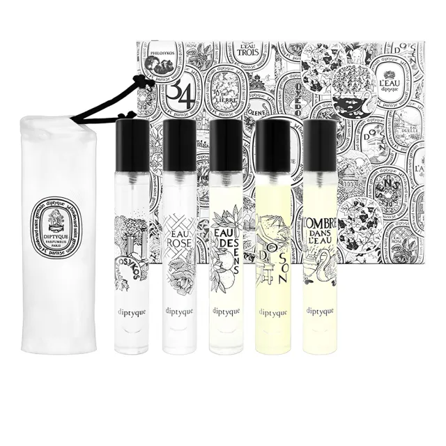 【Diptyque】蒂普提克經典淡香水禮盒7.5ml*5入(國際航空版)
