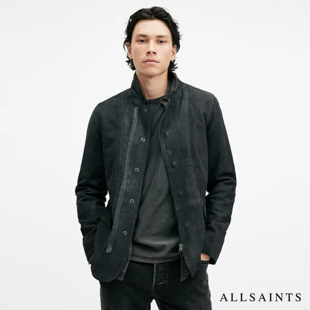 【ALLSAINTS】NORTON 羊皮西裝皮衣可拆卸外套(常規版型)