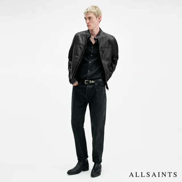 【ALLSAINTS】JADE 俐落復古皮衣外套 M016LB(常規版型)