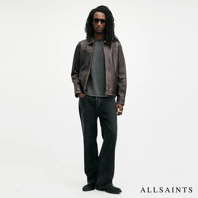 【ALLSAINTS】ALKAN 復古率性羊皮皮衣外套 M018LB(常規版型)