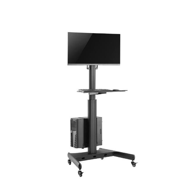 【Happytech】ST105W 17-35吋 電腦螢幕專用落地架 電視移動架 電視立架 落地架 電腦工作站(移動工作站)
