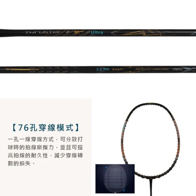 【VICTOR 勝利體育】突擊-隼羽球拍-台灣製 羽毛球 球拍 空拍 訓練 勝利(TK-F-ULTRA-C-3U)