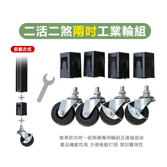 【居家cheaper】40X120x178CM免螺絲五層角鋼架-附輪組(廚房架 置物架 層架 鐵架 倉儲架 收納架 鞋架)
