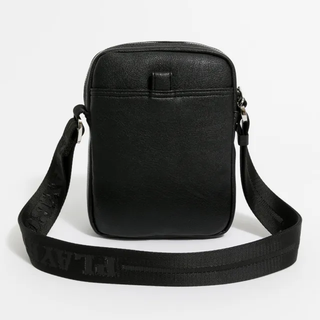 【PLAYBOY】直立式斜背包 Matte Black系列(黑色)