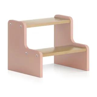 【Boori】泰迪兒童雙層腳踏凳•幅34cm-櫻桃色