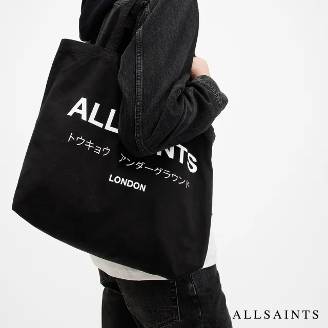 【ALLSAINTS】UNDERGROUND 托特包手提袋-黑 M170XB