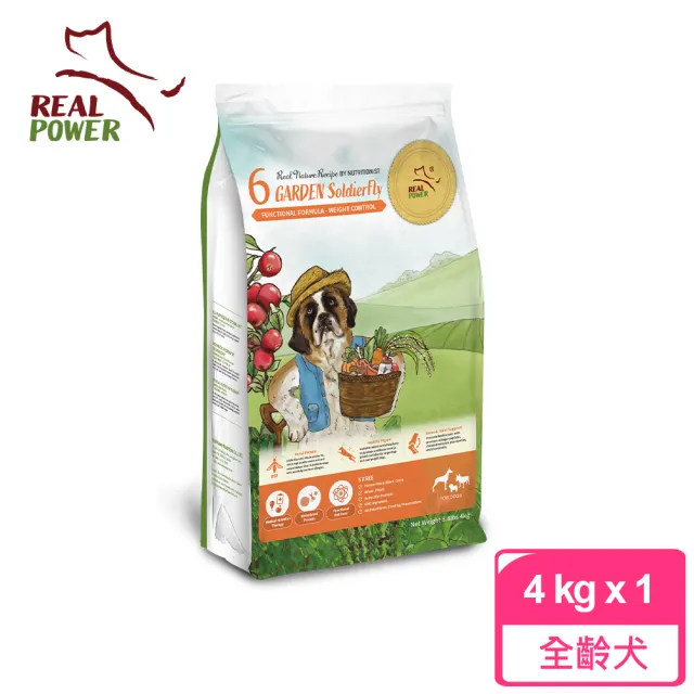 【瑞威寵糧】天然平衡 犬糧6號 田園野虻 體態關節配方 4kg(全齡犬 狗乾糧 狗飼料)