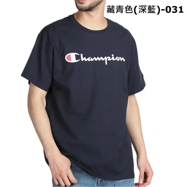 【Champion】美國冠軍 純棉 5.2盎司薄款 LOGO 短袖T恤 上衣 CLASSIC GRAPHIC TEE SCRIPT(請留意尺碼數據)