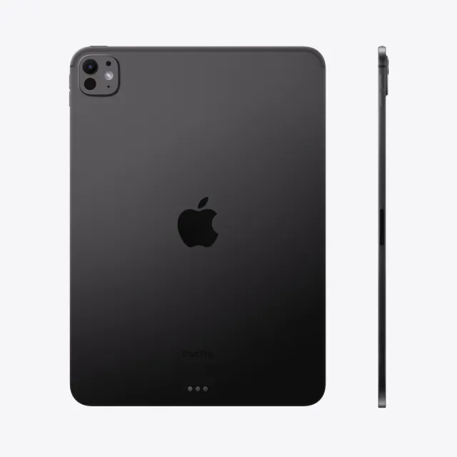 【Apple】2024 iPad Pro 11吋/WiFi/256G 平板電腦 (三折筆槽殼+鋼化保貼組)