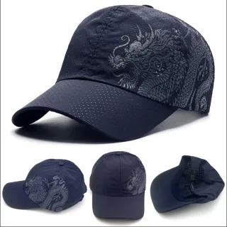 【AnnaSofia】限時特價-防曬遮陽運動老帽鴨舌帽街舞嘻哈潮帽棒球帽 現貨(龍騰速乾透氣孔-多色任選)