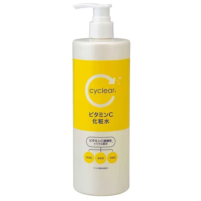 【KUM 熊野】cyclear 維他命C酵素化妝水-500ml