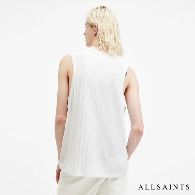 【ALLSAINTS】MADISON 棉質寬鬆無袖背心-白 MD140Y(舒適版型)