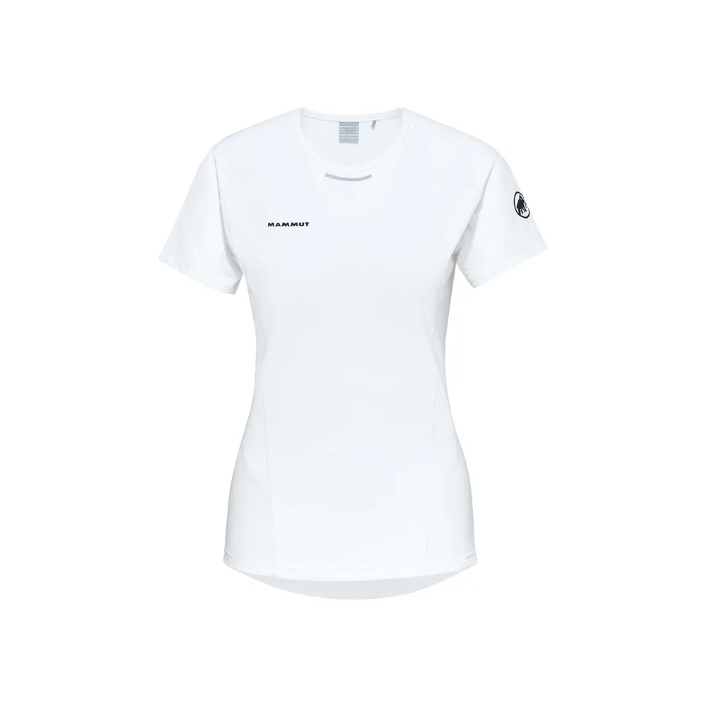 【Mammut 長毛象】Aenergy FL T-Shirt 輕量抗菌短袖排汗衣 白色 女款 #1017-05020