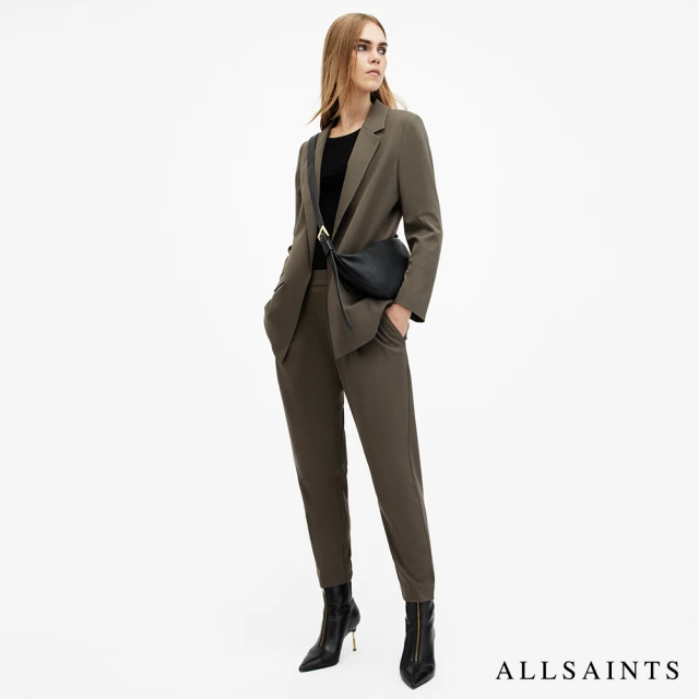 ALLSAINTS AVERIE 俐落條紋西裝寬褲 W008