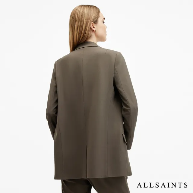 【ALLSAINTS】ALEIDA TRI 輕薄西裝外套-橄欖綠 W008QZ(常規版型)