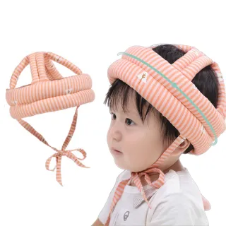 【輕裝上陣】透氣棉淘氣寶寶學步防摔帽(新手媽媽 嬰兒 學走路 護頭帽 防撞安全帽 保護墊 居家安全)