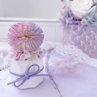 【Floral M】彩虹泡泡香氛擴香花紫色(擴香花/香氛花/花禮/香水精油/居家香氛/桌上裝飾/送禮)