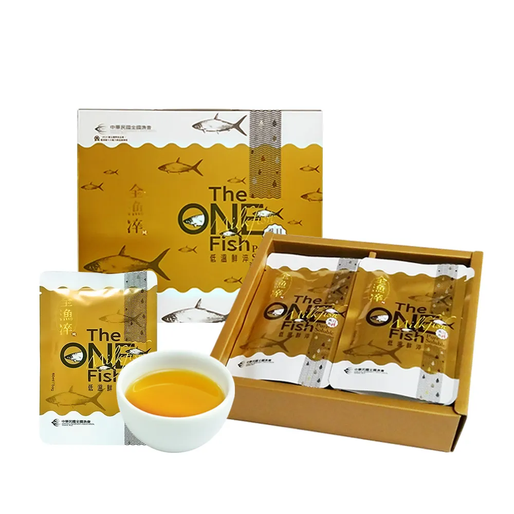 【全漁淬】滴魚精虱目魚精禮盒6包/盒(60ML/包 坐月子/病後保養/日常保養)