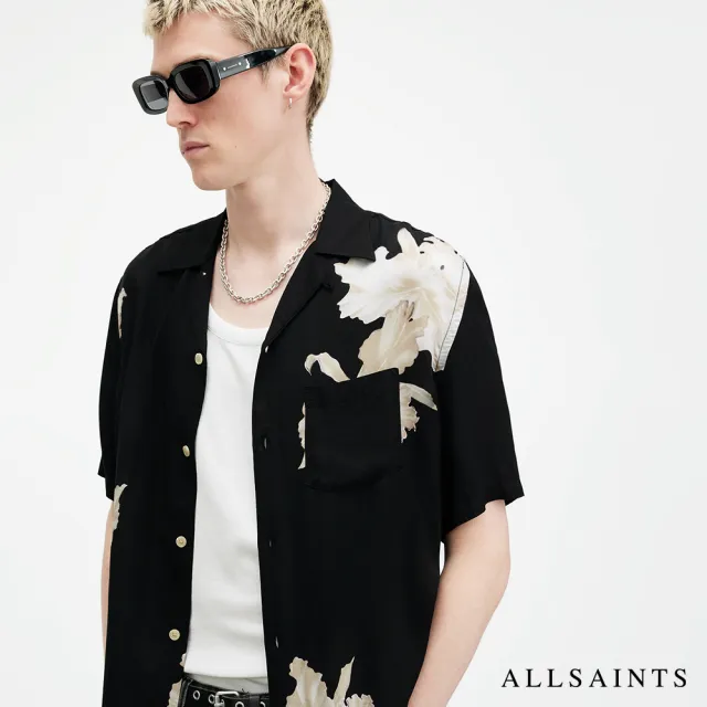 【ALLSAINTS】LACHAISE 人造絲花卉夏威夷花襯衫 M117SB(舒適版型)