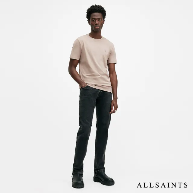 【ALLSAINTS】BRACE 純棉柔軟厚實公羊頭骨短袖T恤-藍 M030JB(修身版型)