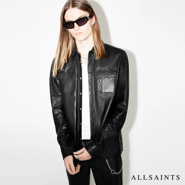 ALLSAINTS IVAN 羊皮長袖襯衫 M169SB(常規版型)