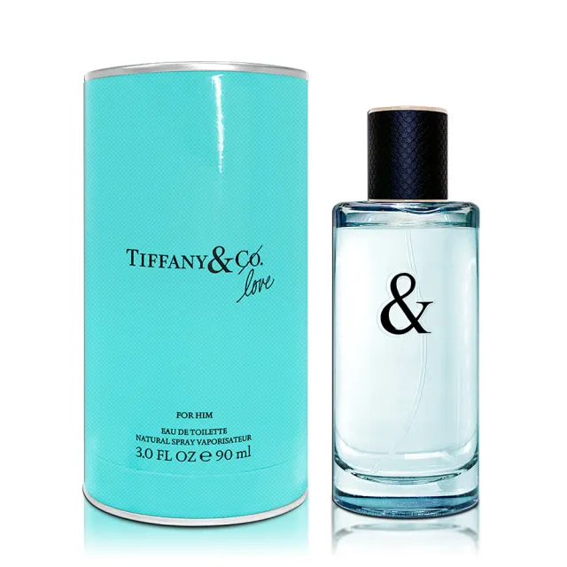 【Tiffany&Co. 蒂芙尼】LOVE FOR HIM 愛語男性淡香水 90ML(專櫃公司貨)