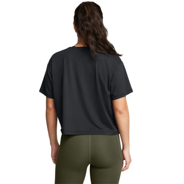 【UNDER ARMOUR】UA 女 Motion 短袖T-Shirt_1379178-003(黑色)