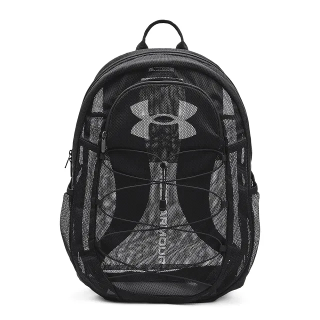 【UNDER ARMOUR】UA 男女同款 Hustle Mesh 後背包_1372288-001(黑)