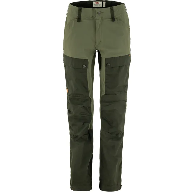 【Fjallraven】Keb Curved 2023 登山長褲 女(FR86705-550黑 FR86705-662-625深森綠月桂綠)