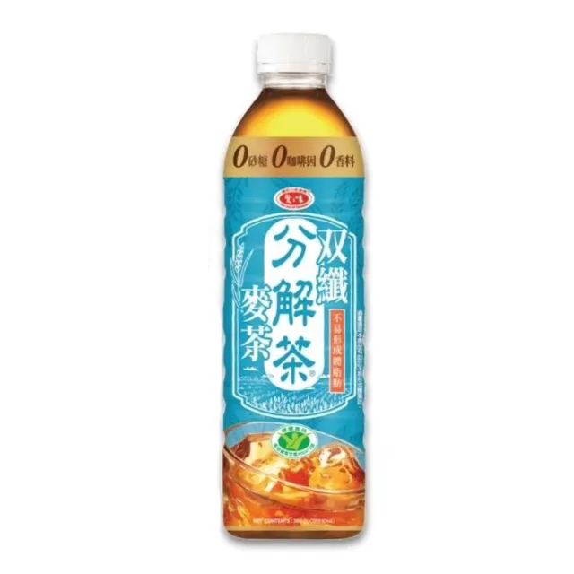 【愛之味】分解茶日式綠茶/双纖麥茶 590ml(24入/箱)