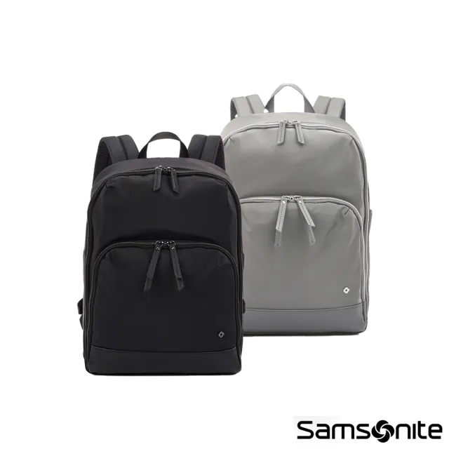 【Samsonite 新秀麗】Mobile Solution ECO抗菌防潑水輕量多功能筆電後背包14吋(多色可選)