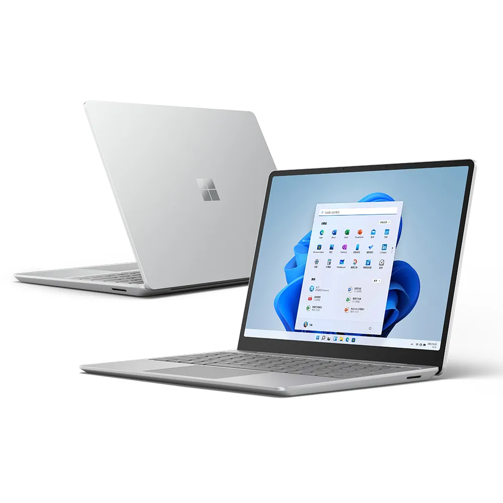 【Microsoft 微軟】12.4吋i5輕薄觸控筆電-白金、冰藍/國際版(Surface Laptop Go2/i5-1135G7/8G/128G/W11)