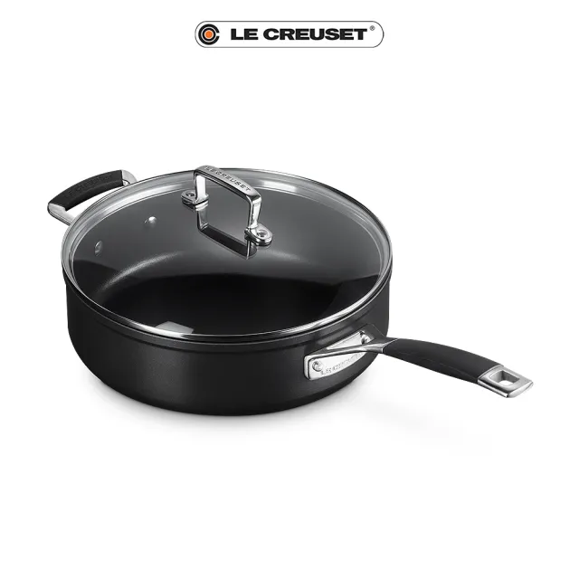 【Le Creuset】TNS 單柄單耳深煎鍋-附蓋26cm