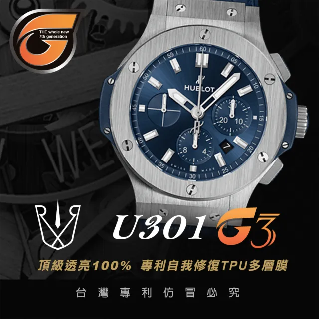 【RX8-G3】第7代保護膜 HUBLOT宇舶錶 膠帶款 系列貼膜 含鏡面、外圈(不含手錶)