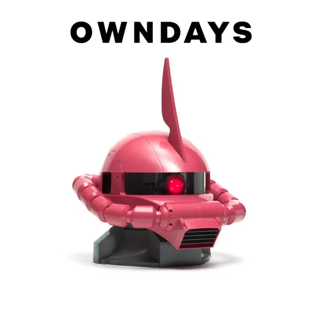 【OWNDAYS】ZEON × OWNDAYS 夏亞專用薩克頭型特大眼鏡收納盒(ZAKU-CASE3A)