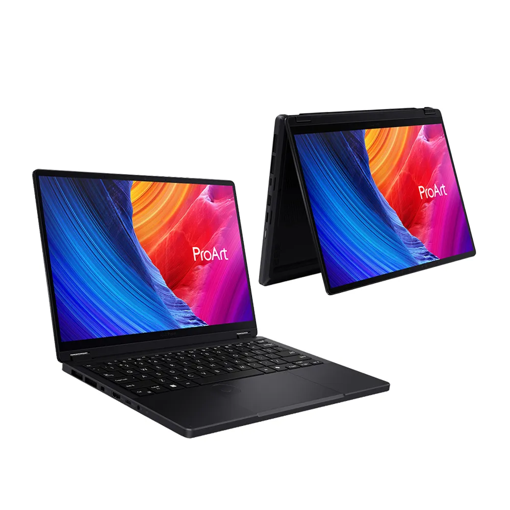 【ASUS】1TB外接SSD組★13.3吋Ryzen AI 9 RTX4060翻轉觸控筆電(ProArt PX13 HN7306WV/HX370/32G/1TB/W11/3K