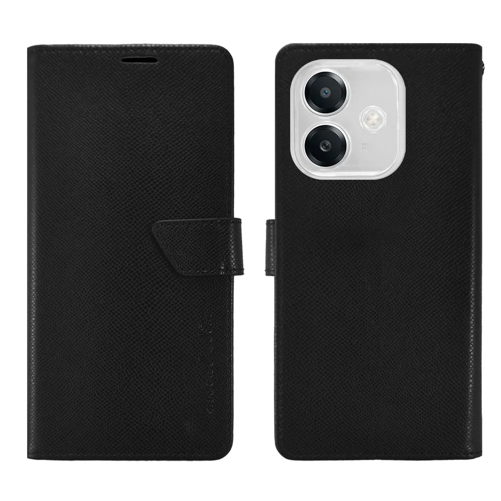 【Metal-Slim】OPPO A3X 5G 蛇皮壓紋前扣磁吸內層卡夾皮套