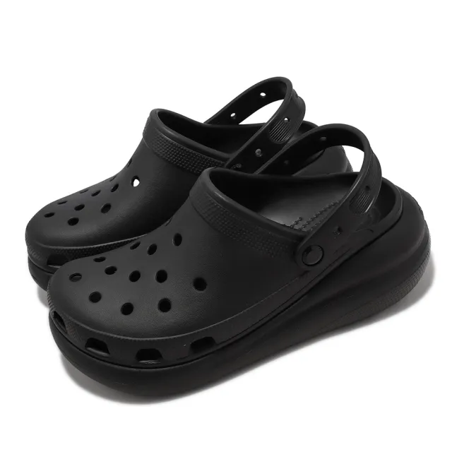 【Crocs】洞洞鞋 Classic Crush Clog 男鞋 女鞋 經典泡芙 超厚底 休閒鞋 涼拖鞋 單一價(2075212Y2)