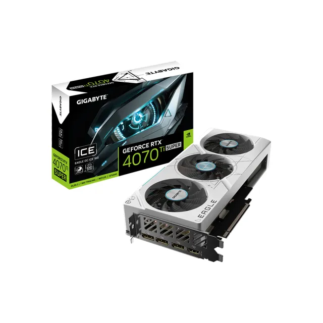 【GIGABYTE 技嘉】RTX4070Ti SUPER EAGLE OC ICE 16G 顯示卡