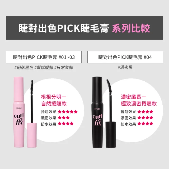 【ETUDE】睫對出色終極PICK睫毛膏