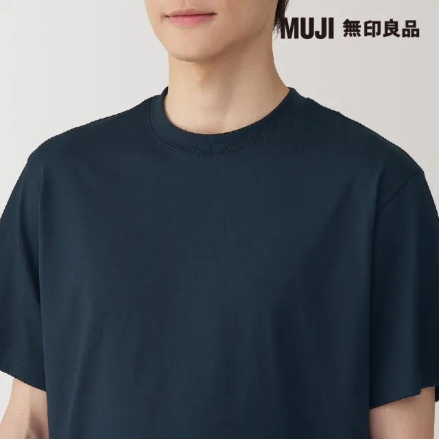 【MUJI 無印良品】男天竺圓領短袖T恤(共10色)