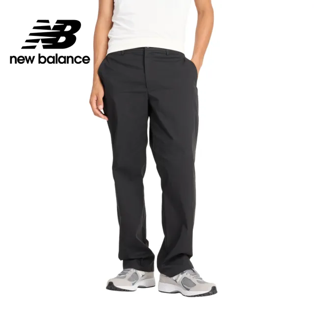 【NEW BALANCE】NB 挺版直筒長褲_男性_黑/卡其色任選_MP43560BK_MP43560SOT(美版 版型偏大)