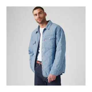 【LEVIS 官方旗艦】男款 WESTERN丹寧襯衫式外套 人氣新品 A9173-0001