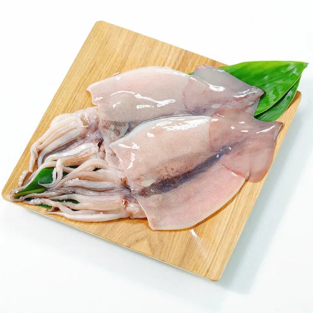 【華得水產】阿根廷魷魚4包組(1包2入-總共450-500g)