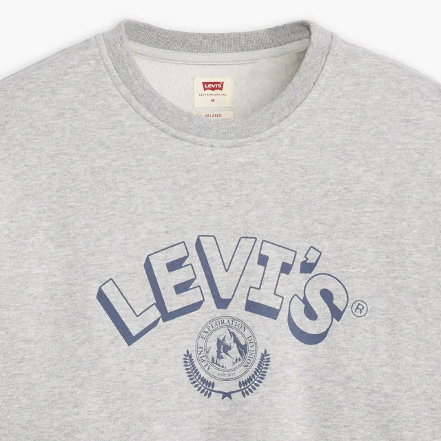 【LEVIS】男款 舒適長袖大學Tee 熱賣單品 38712-0294