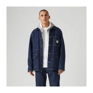 【LEVIS 官方旗艦】Workwear工裝系列 男款 丹寧工裝外套 人氣新品 A0744-0005