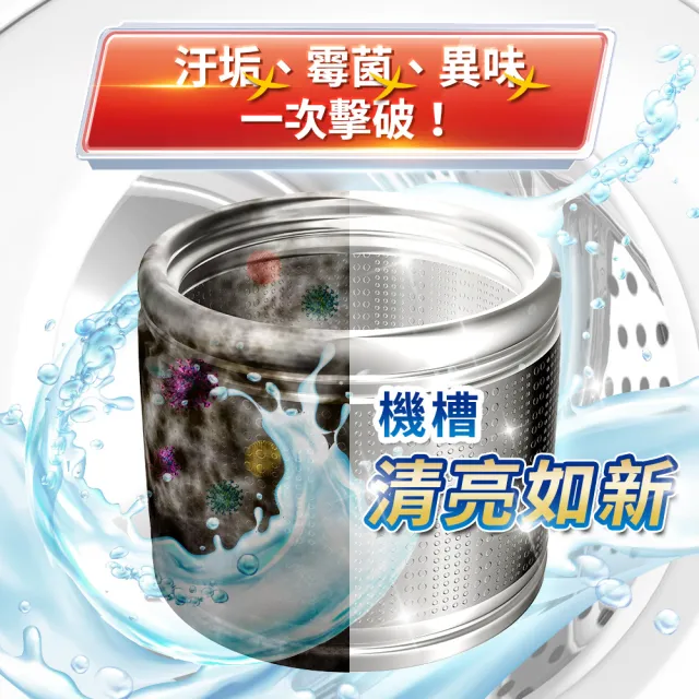 【白蘭】洗衣槽清潔劑 3入/盒(強酵極淨)